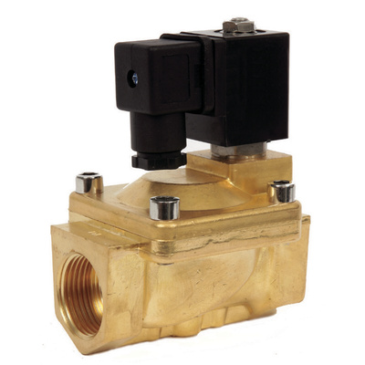 RS PRO NO Pneumatic Solenoid Valve - Solenoid/Spring G 1-1/4 SLP Series