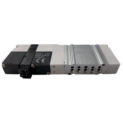 RS PRO 5/2 Pneumatic Solenoid Valve - Solenoid/Solenoid G 1/8 SV Series