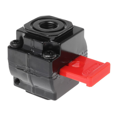 Norgren R72G Series, Pneumatic Shuttle Valve OR Logic Function Threaded Connection, G 1/4 Female Thread, 17 bar Max