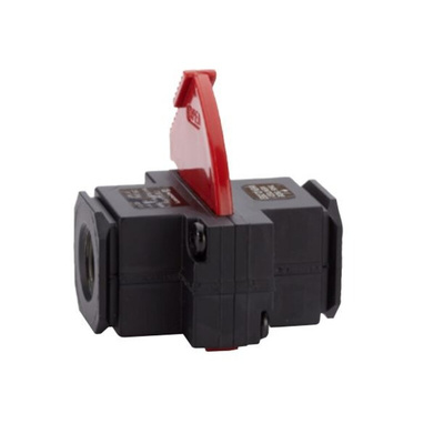 Norgren R74G Series, Pneumatic Shuttle Valve OR Logic Function Threaded Connection, G 1/2 Female Thread, 17 bar Max