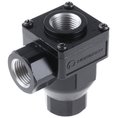 Norgren Quick Exhaust Valve, G 1/2 Female x 10 bar, Threaded