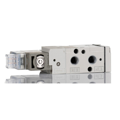 SMC 3/2 Pneumatic Solenoid Valve - Solenoid/Pilot Metric M5 SYJ500 Series 24V dc