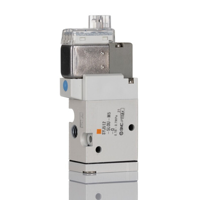 SMC 3/2 Pneumatic Solenoid Valve - Solenoid/Pilot Metric M5 SYJ500 Series 24V dc