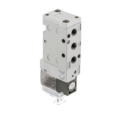 SMC 5/2 Pneumatic Solenoid Valve - Solenoid/Spring Metric M5 SYJ5000 Series 24V dc