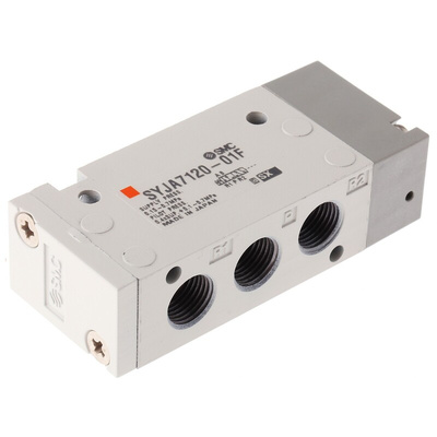 SMC 5/2 Pneumatic Control Valve - Pilot/Spring G 1/8 SYJA7000 Series