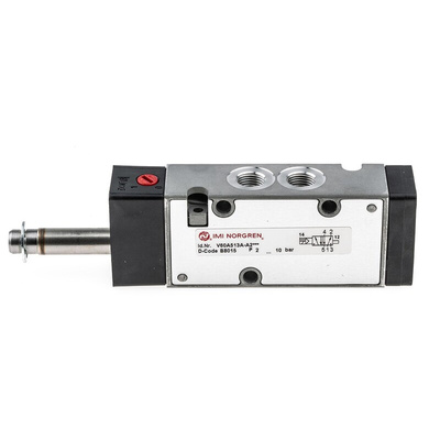 Norgren 5/2 Pneumatic Solenoid Valve - Solenoid/Pilot G 1/8 V60 Series
