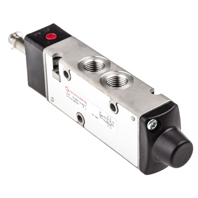 Norgren 5/2 Pneumatic Solenoid Valve - Solenoid/Spring G 1/4 V60 Series
