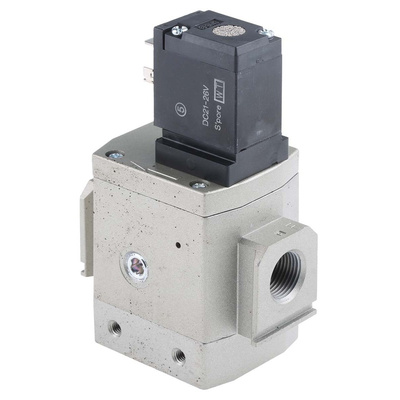 SMC Pneumatic Solenoid Valve - G 3/8 EAV3000 Series 24V dc
