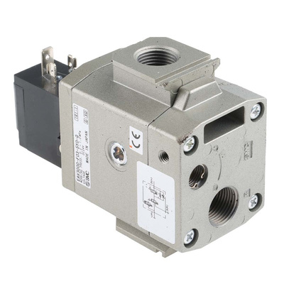 SMC Pneumatic Solenoid Valve - G 3/8 EAV3000 Series 24V dc