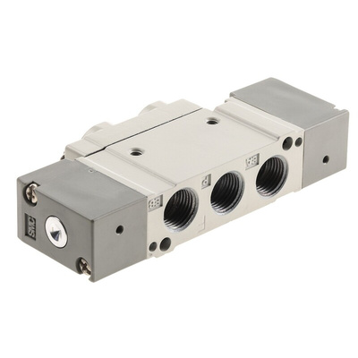 SMC 5/2 Pneumatic Solenoid Valve - Pilot/Pilot G 1/8 SYA5000 Series