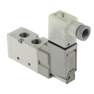 SMC 5/2 Proportional Control Valve - Pilot/Pilot G 1/4 VF3000 Series 24V dc