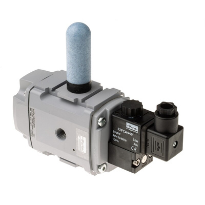 Parker 3/2 Dump Valve - Pilot/Spring G 1/2 P32 Series 24V dc