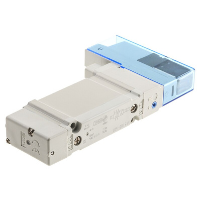 SMC 5/2 Pneumatic Solenoid/Pilot-Operated Control Valve - Pilot/Pilot SY5000 Series 24V dc