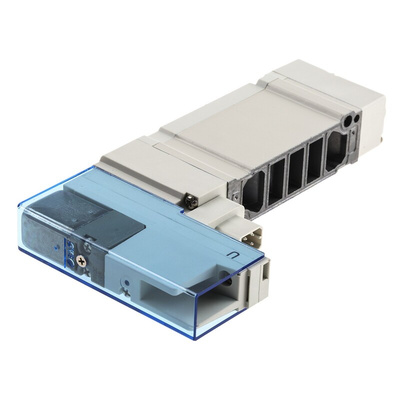 SMC 5/2 Pneumatic Solenoid/Pilot-Operated Control Valve - Pilot/Pilot SY5000 Series 24V dc