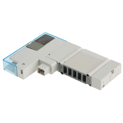 SMC 5/2 Pneumatic Solenoid/Pilot-Operated Control Valve - Pilot/Pilot SY3000 Series 24V dc