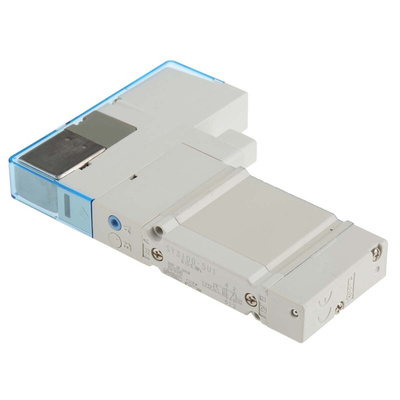 SMC 5/2 Pneumatic Solenoid/Pilot-Operated Control Valve - Pilot/Pilot SY3000 Series 24V dc