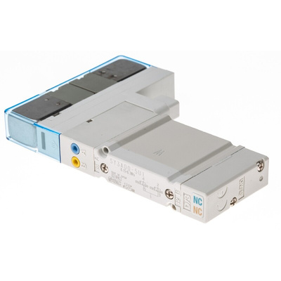 SMC 3/4 Pneumatic Solenoid/Pilot-Operated Control Valve - Pilot/Pilot SY3000 Series 24V dc