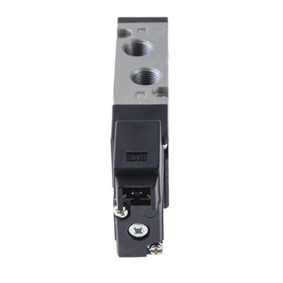 SMC 5/2 Pneumatic Solenoid Valve - Spring/Solenoid G 1/8 VZ5000 Series 24V dc
