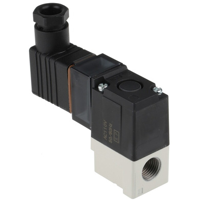 SMC 3/2 Pneumatic Solenoid Valve - Solenoid/Solenoid G 1/4 VT307 Series 110V ac