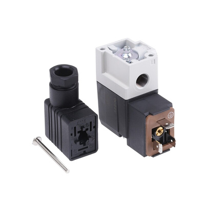 SMC 3/2 Pneumatic Solenoid Valve - Solenoid/Solenoid G 1/8 VT307 Series 24V dc