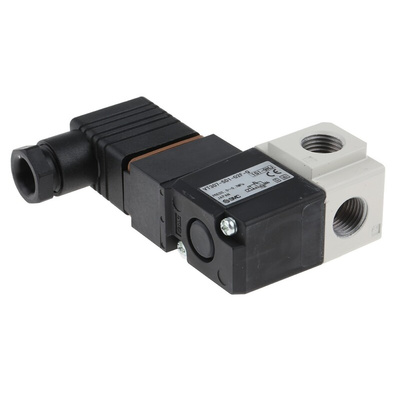 SMC 3/2 Pneumatic Solenoid Valve - Solenoid/Solenoid G 1/4 VT307 Series 24V dc