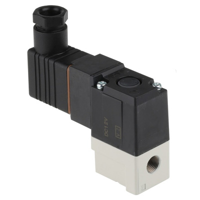 SMC 3/2 Pneumatic Solenoid Valve - Solenoid/Solenoid G 1/8 VT307 Series 12V dc