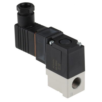 SMC 3/2 Pneumatic Solenoid Valve - Solenoid/Solenoid G 1/4 VT307 Series 240V ac