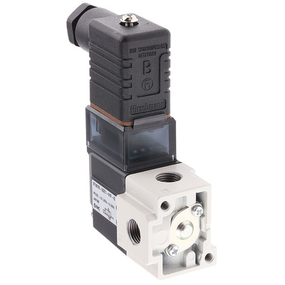 SMC 3/2 Pneumatic Solenoid Valve - Solenoid/Solenoid G 1/8 VT307 Series 24V dc
