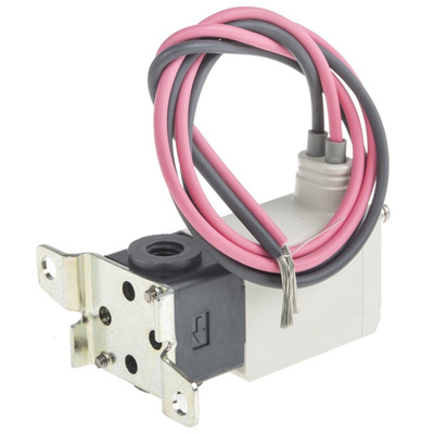 SMC 2/2 Pneumatic Solenoid Valve - Solenoid/Spring M5 x 0.8 VDW Series 24V dc
