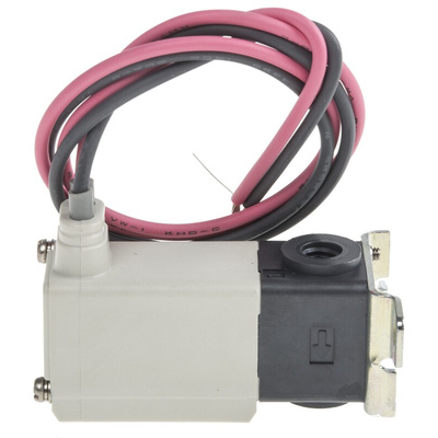 SMC 2/2 Pneumatic Solenoid Valve - Solenoid/Spring M5 x 0.8 VDW Series 24V dc