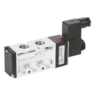 RS PRO Pneumatic Solenoid Valve - Solenoid/Solenoid G 1/8 V50 Series 24V dc