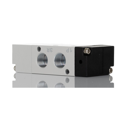 RS PRO Pneumatic Solenoid Valve - Pilot/Spring G 1/8 V50 Series