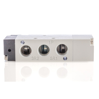 RS PRO Pneumatic Distributor - Pilot/Spring G 1/8 V50 Series