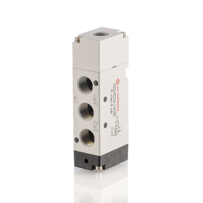 RS PRO Pneumatic Distributor - Pilot/Spring G 1/8 V50 Series