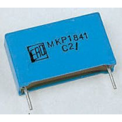 Vishay 2.2nF Polypropylene Capacitor PP 2 kV dc, 700 V ac ±5% Tolerance Through Hole MKP1841 Series