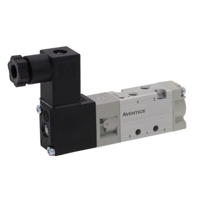EMERSON – ASCO 5/2 Pneumatic Solenoid Valve - Solenoid/Pilot Metric M5 519 Series 24V ac