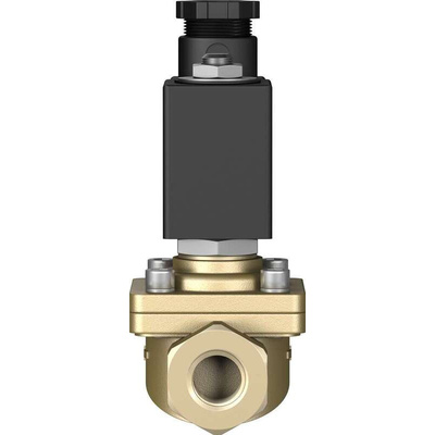 Festo 2/2 Solenoid Valve - Solenoid/Pilot G 3/8 VZWF Series 24V dc, 1492111