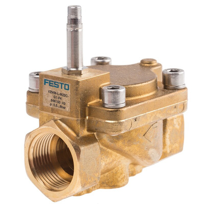 Festo 2/2 Pneumatic Solenoid Valve - Solenoid/Spring G 1 VZWM Series, 546150