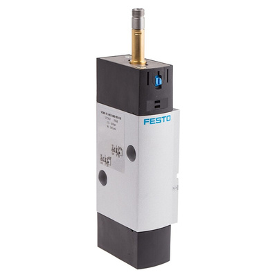 Festo 5/2 Pneumatic Solenoid Valve - Solenoid/Spring NPT 1/4 VSNC Series 24V dc, 577262