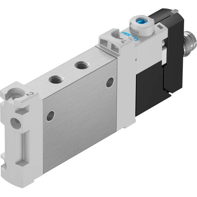 Festo 5/2 Solenoid Valve - Solenoid/Spring Metric M5 VUVG Series 24V dc, 8042543