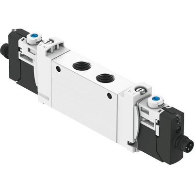 Festo 5/2 Solenoid Valve - Solenoid/Solenoid G 1/8 VUVG Series 24V dc, 8042568