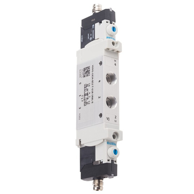 Festo 5/2 Solenoid Valve - Solenoid/Solenoid G 1/8 VUVG Series 24V dc, 8042568