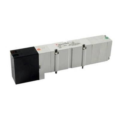 SMC 2/2 Pneumatic Solenoid/Pilot-Operated Control Valve - Solenoid/Solenoid VQ Series 24V dc