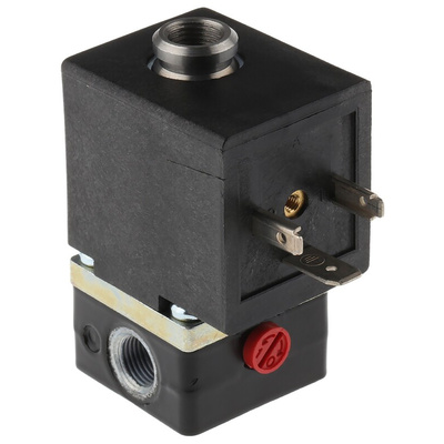 Norgren 2/2 Pneumatic Solenoid Valve - Solenoid/Spring G 1/8 V03 Series 24V dc