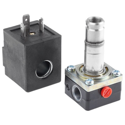Norgren 2/2 Pneumatic Solenoid Valve - Solenoid/Spring G 1/8 V04 Series 24V dc