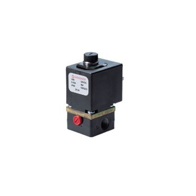 Norgren 3/2 Pneumatic Solenoid Valve - Solenoid/Spring G 1/8 V04 Series 220→240V ac, V04A486L