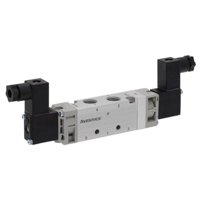 EMERSON – ASCO 5/3 W3 Pneumatic Solenoid Valve - Pilot/Pilot G 1/4 521 Series 230V ac