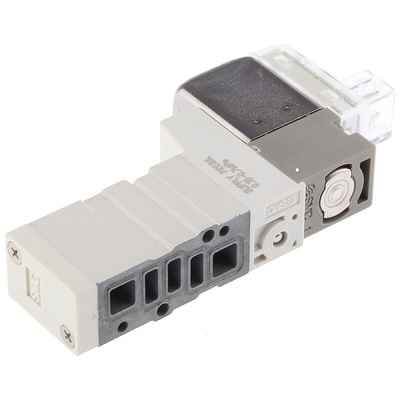 SMC 5/2 Pneumatic Control Valve - Solenoid/Pilot SYJ3000 Series 24V dc