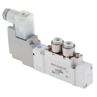 SMC 5/2 Pneumatic Solenoid Valve - Solenoid/Pilot SY5000 Series 230V ac