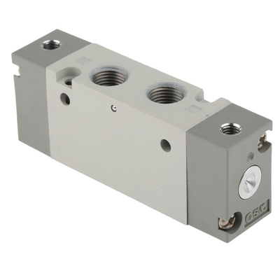 SMC 5/2 Pneumatic Solenoid Valve - Pilot/Pilot Rc 1/8 SYJA7000 Series